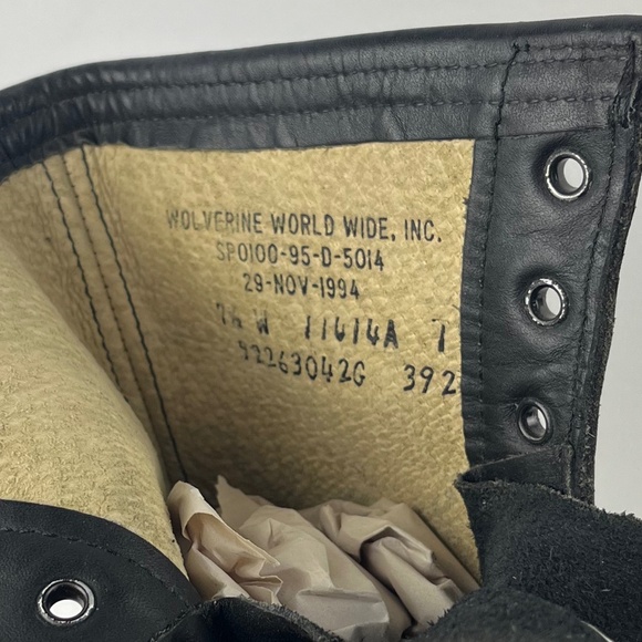 Vintage 90s | Wolverine Black Leather Boots main image 5